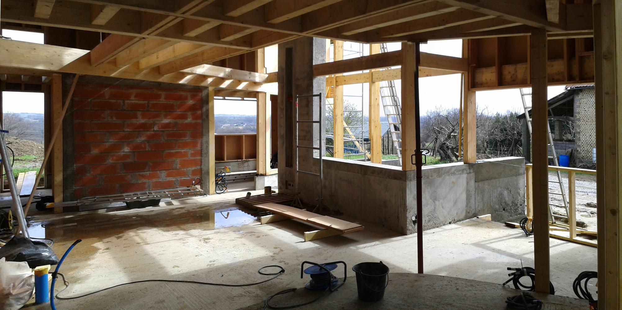 Maison bioclimatique à Bernadets — vue 2